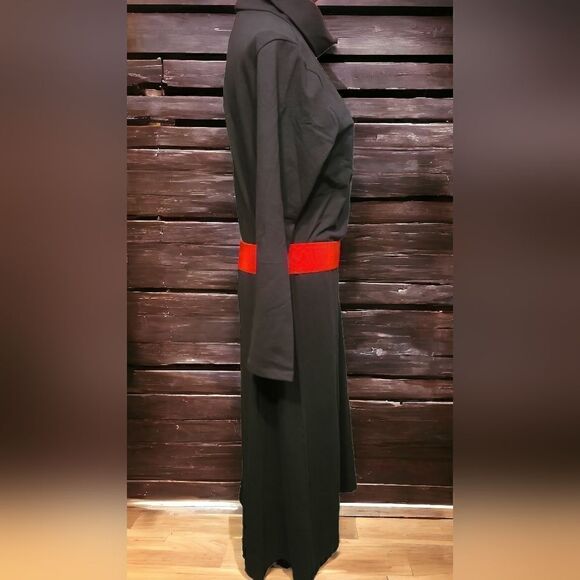 Maxi Turtleneck Cotton Tee Dress Size Large NWOT BELT Not included - Picture 3 of 5